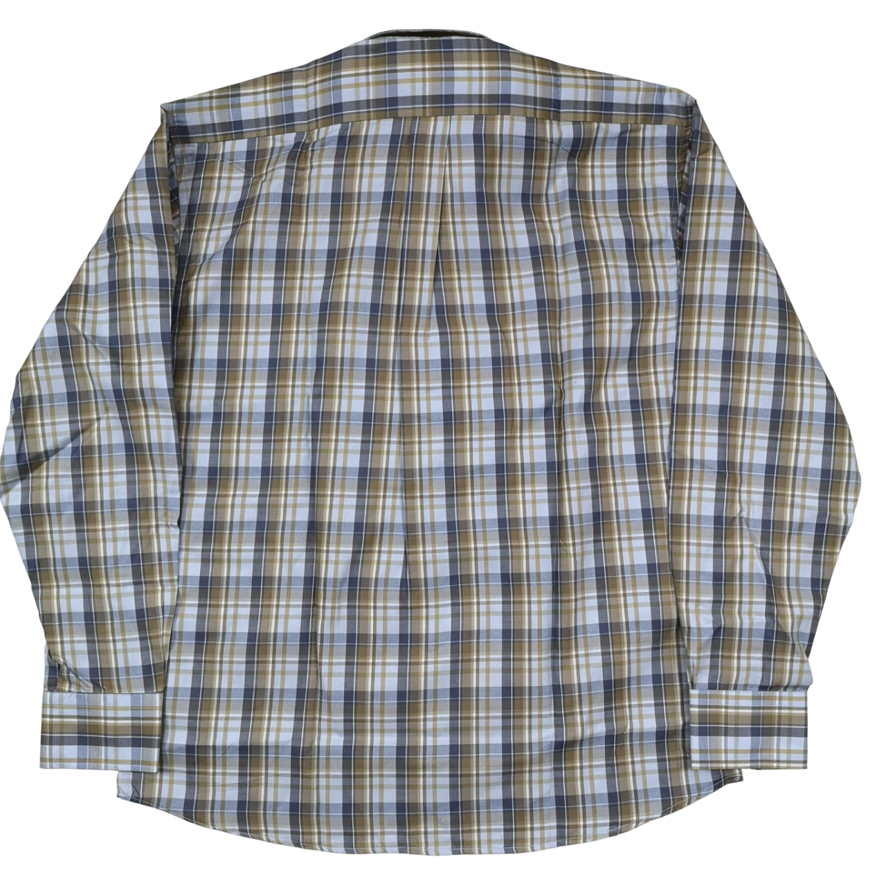 Cable LS Sky Blue Khaki Check Shirt