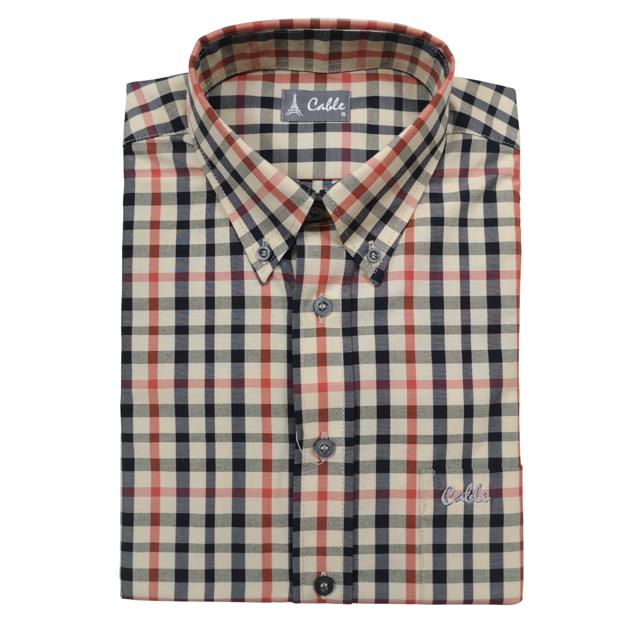 Aero Cable LS Check Burberry Shirt