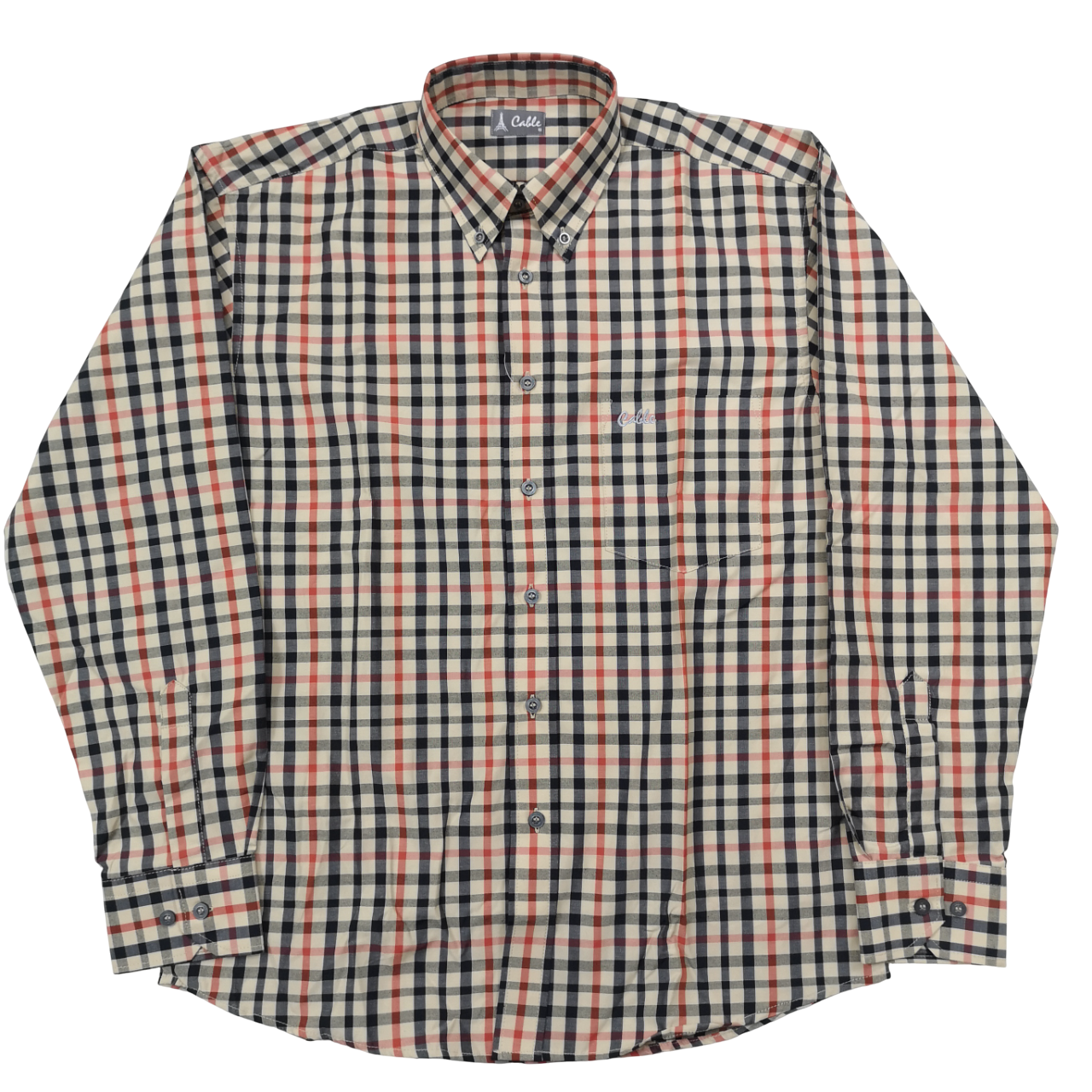 Aero Cable LS Check Burberry Shirt