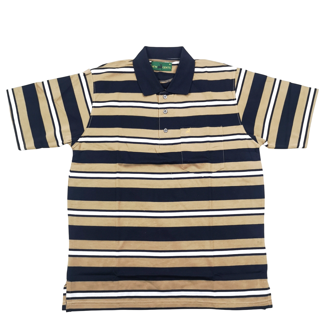 NEW GENTS Navy/Stone SS Golfer