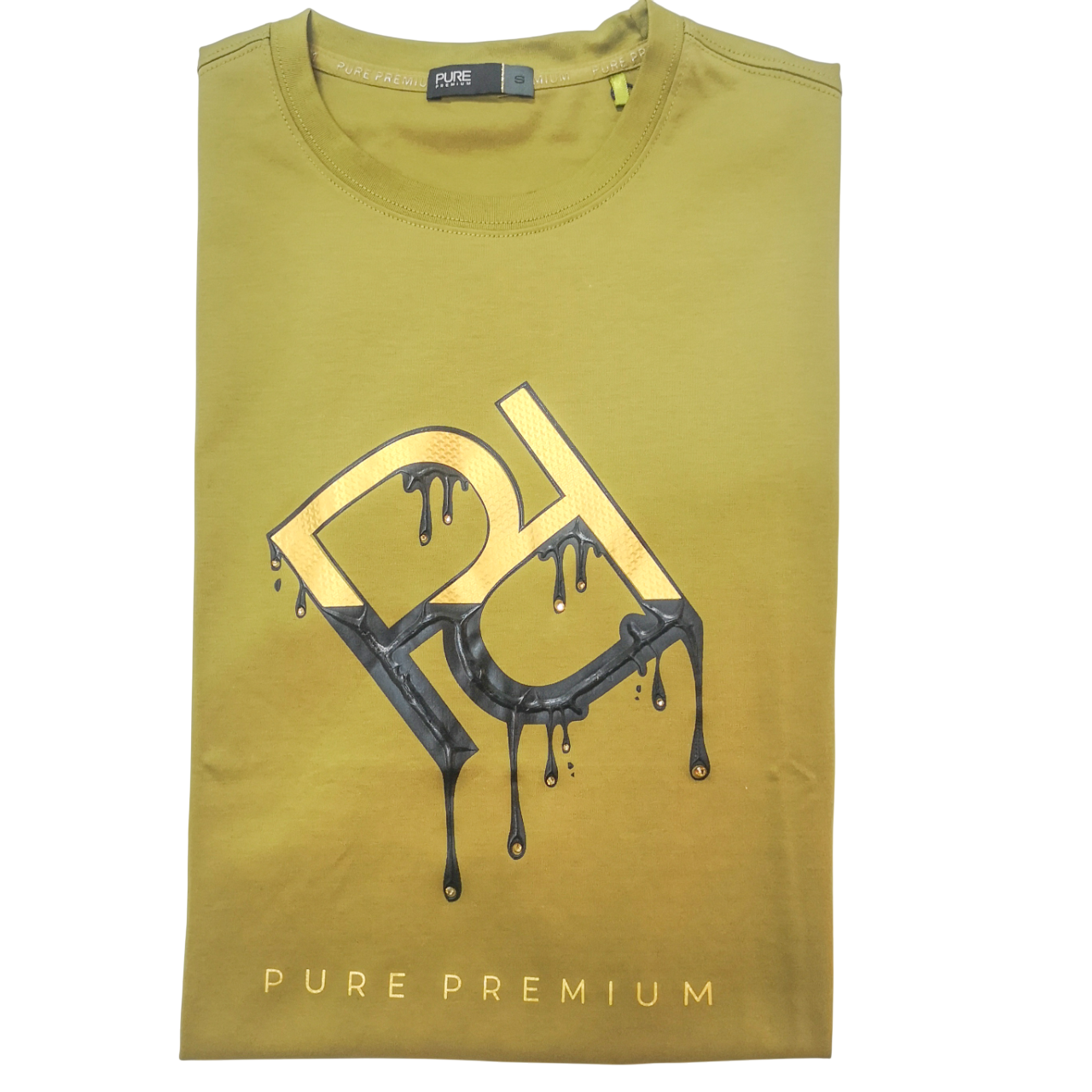 Pure Premium Castor Olive T-Shirt
