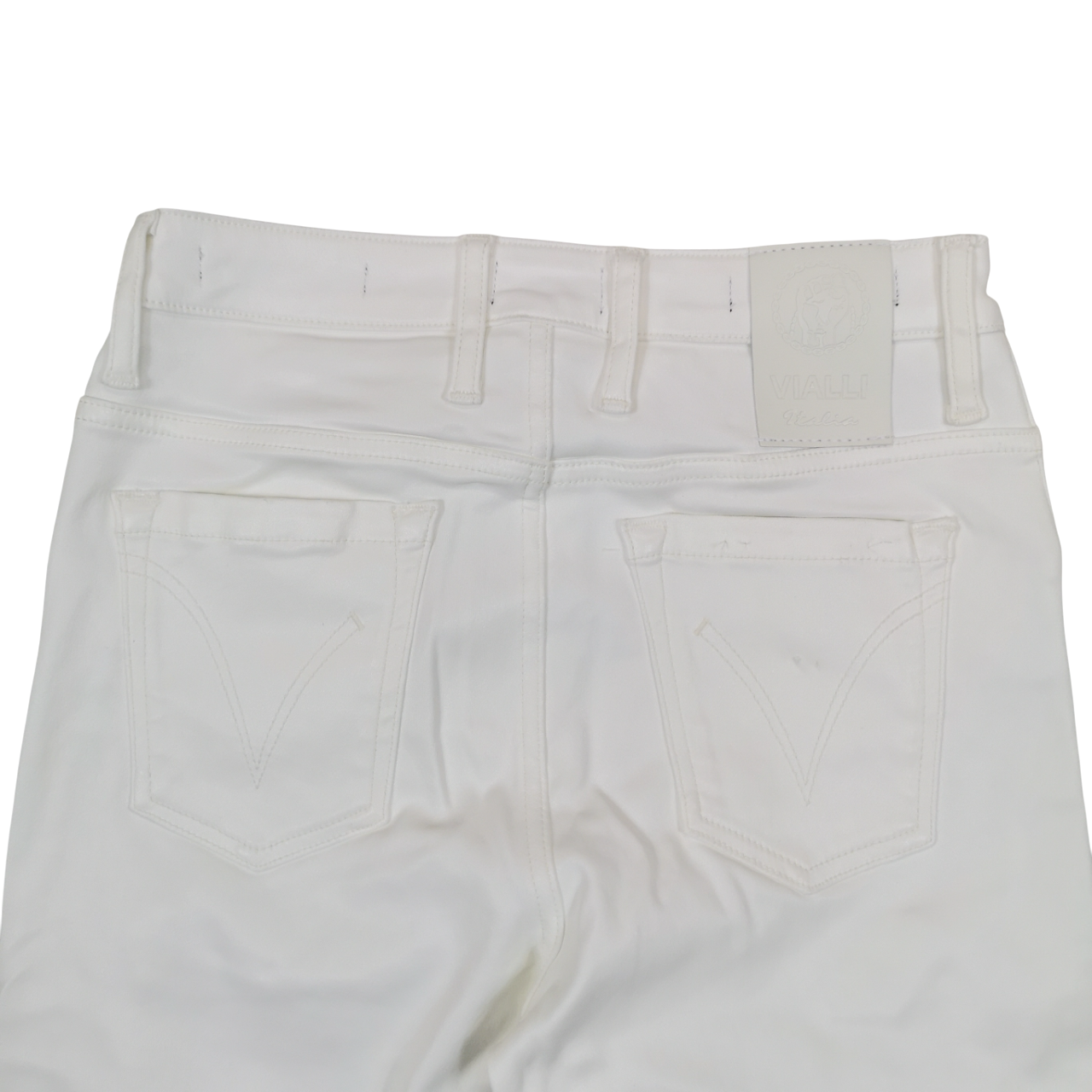 Vialli White oil Wax Ultra Fit Jean