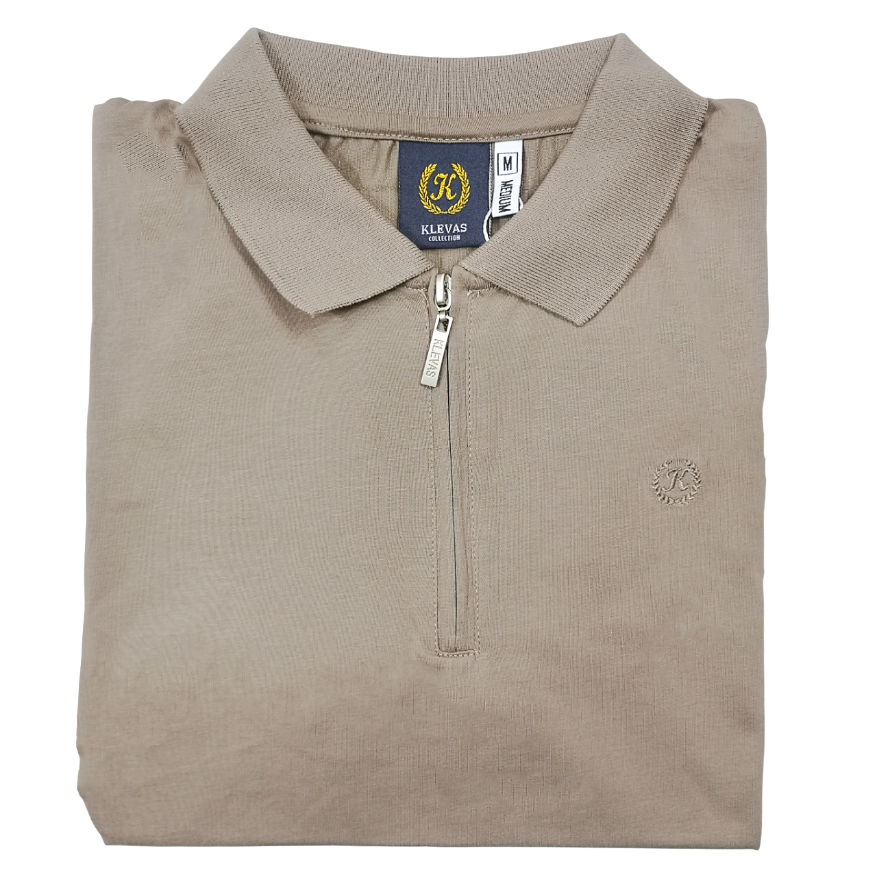 K Star 7 Taupe 1/4 Zip Golfer