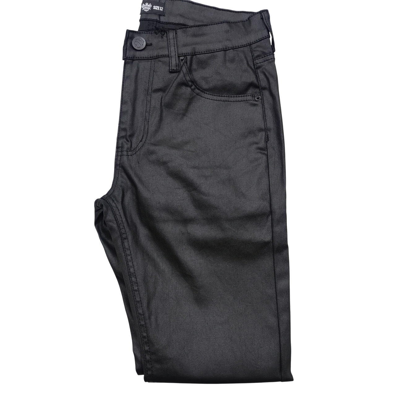 KG Denim Slim Skinny BLACK Wax Jeans
