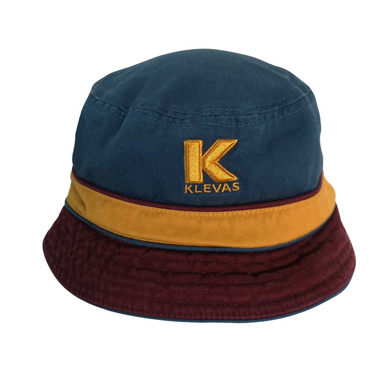 K7 Jose Teal/Mustard/Burg Reversible Ispoti Bucket Hat