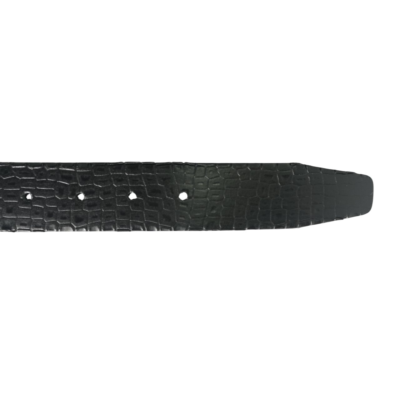 Raw Hyde Black Leather Belt