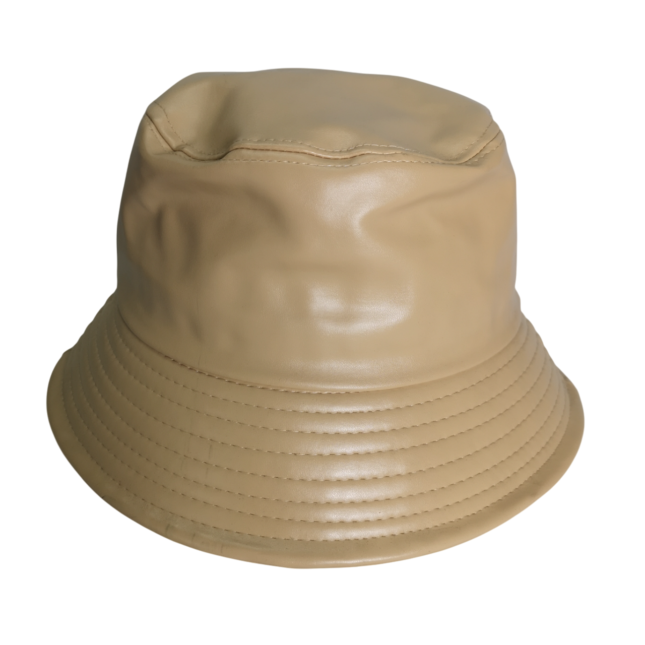 K7 Ispoti Caramel Leather Bucket Hat