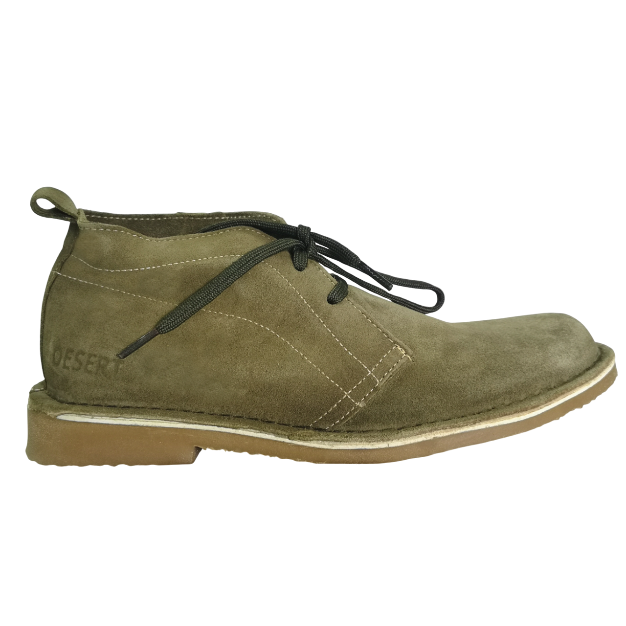 Desert Vellie Olive Suede Boot