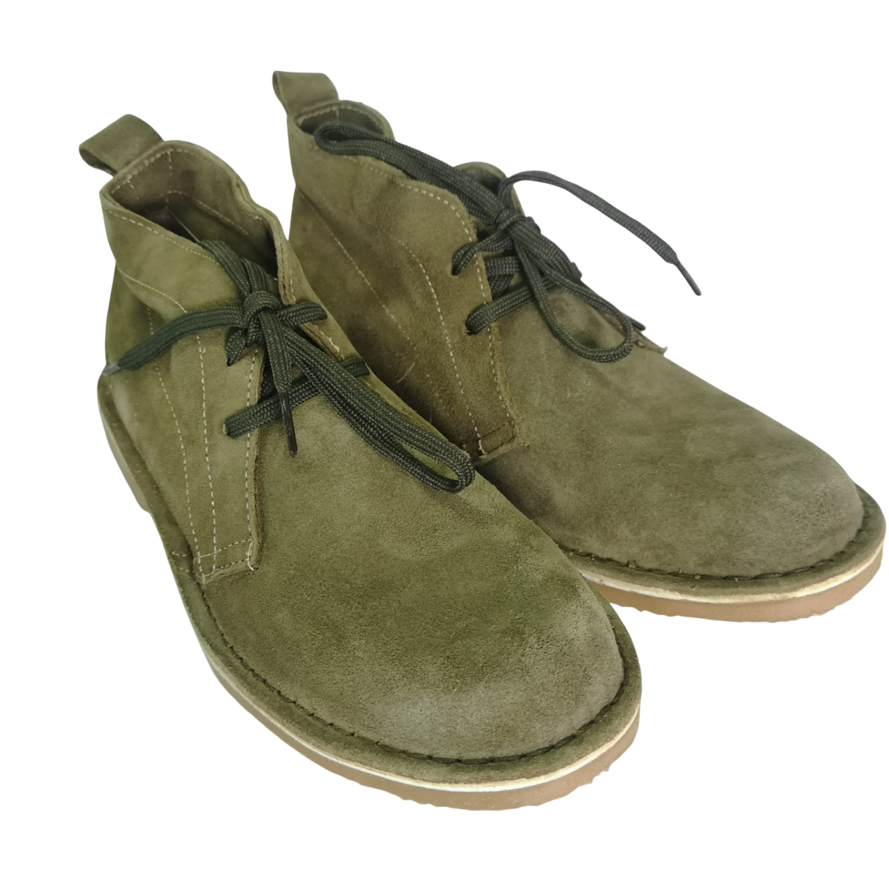 Desert Vellie Olive Suede Boot