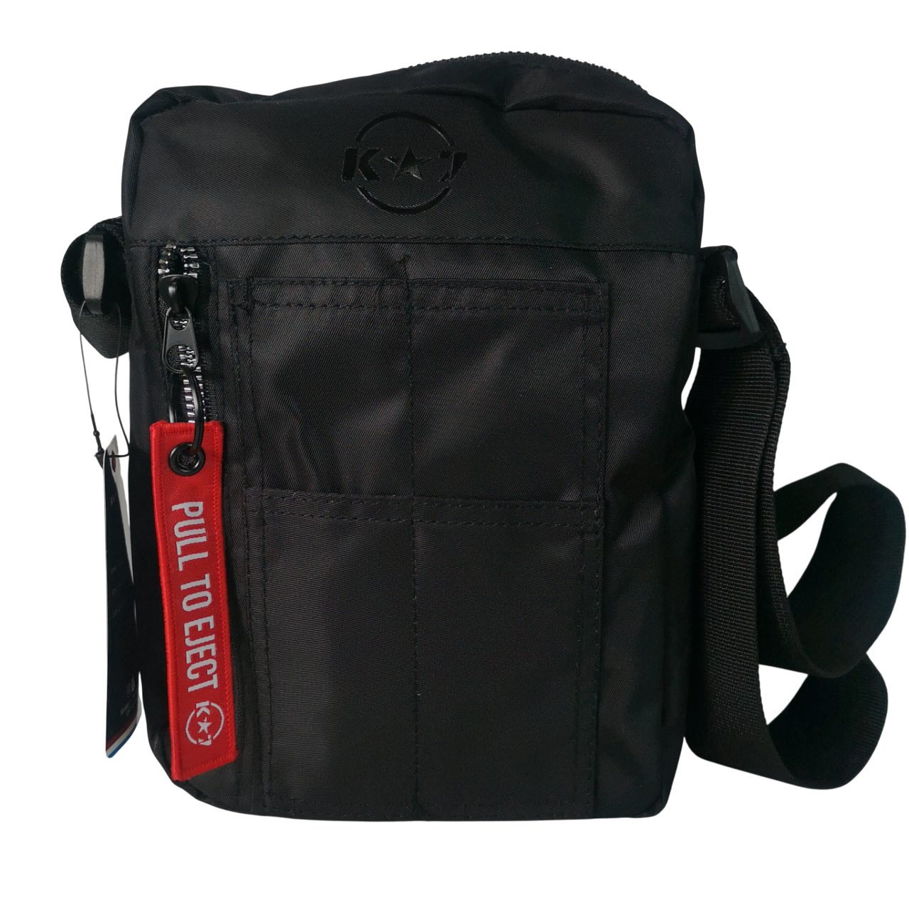 K7 Klevas Black Maverick Shoulder Bag