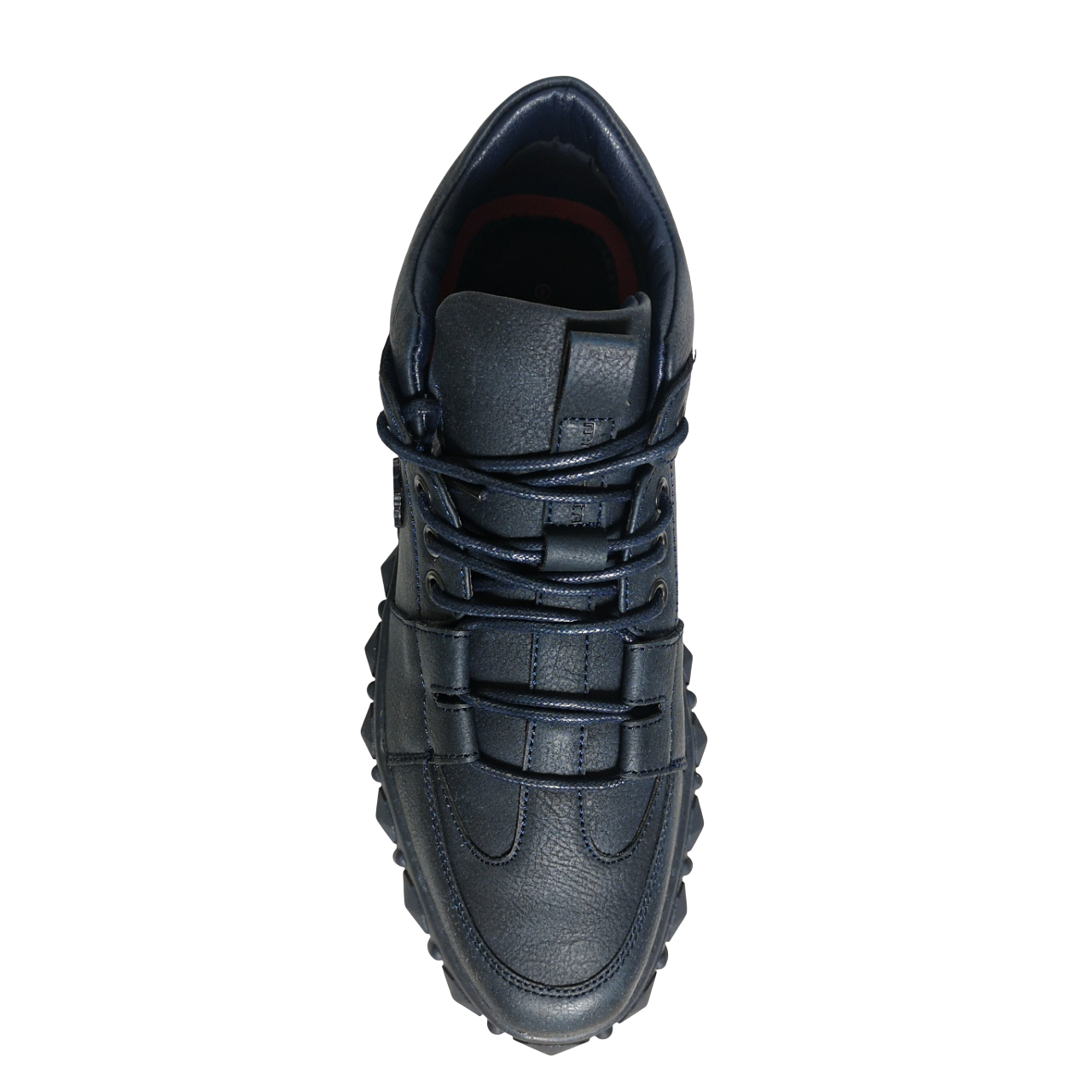 Mazerata Pigale 1 Nub Navy Sneaker