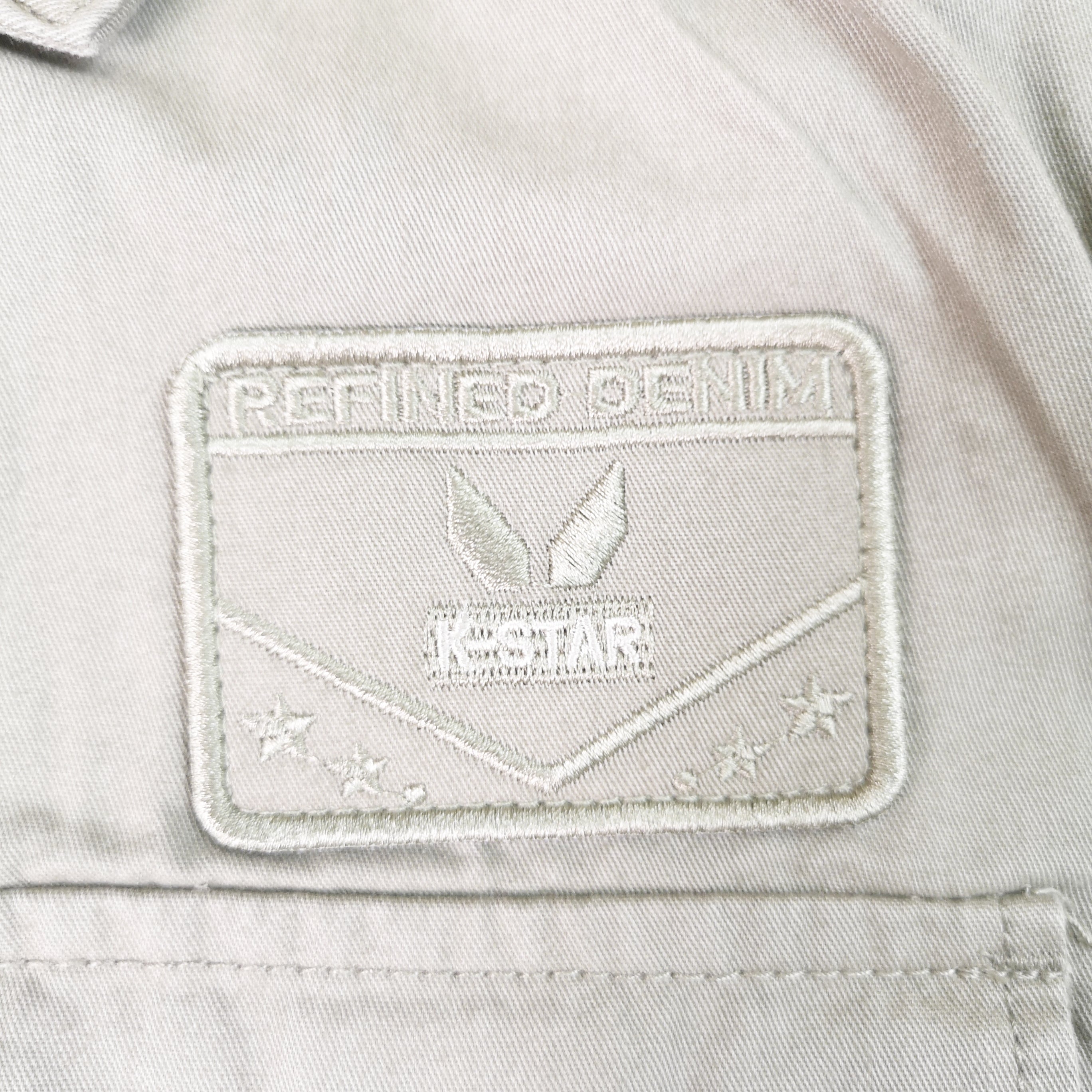 K Star 7 Refined Denim Craig Taupe Jacket