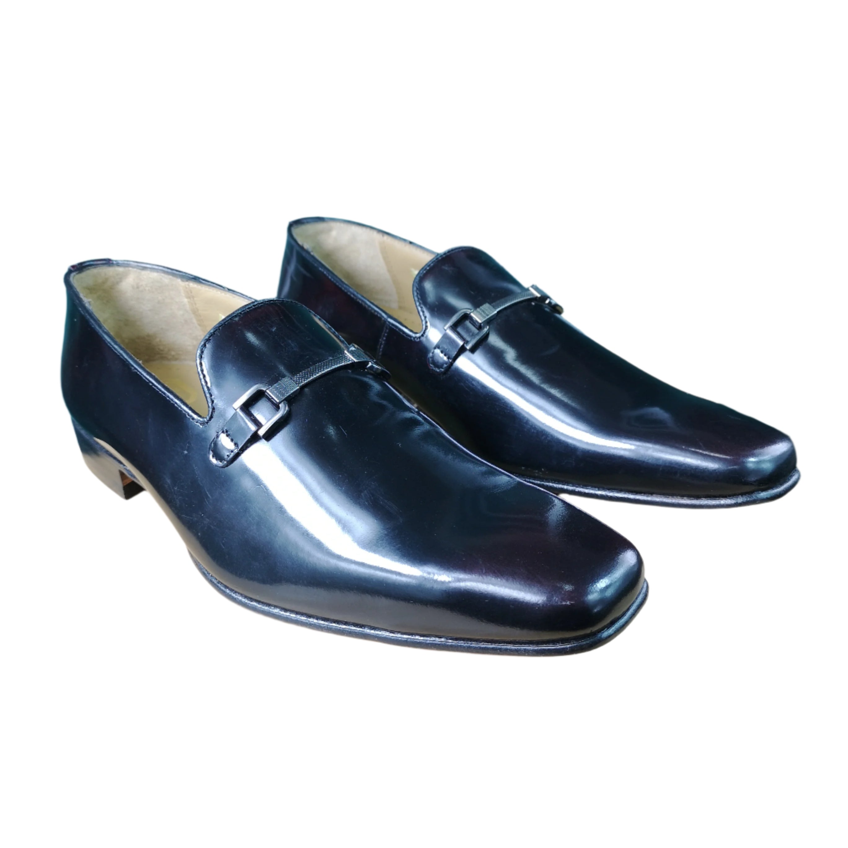 Crockett & Jones Moccasin Leather  Black Shoe