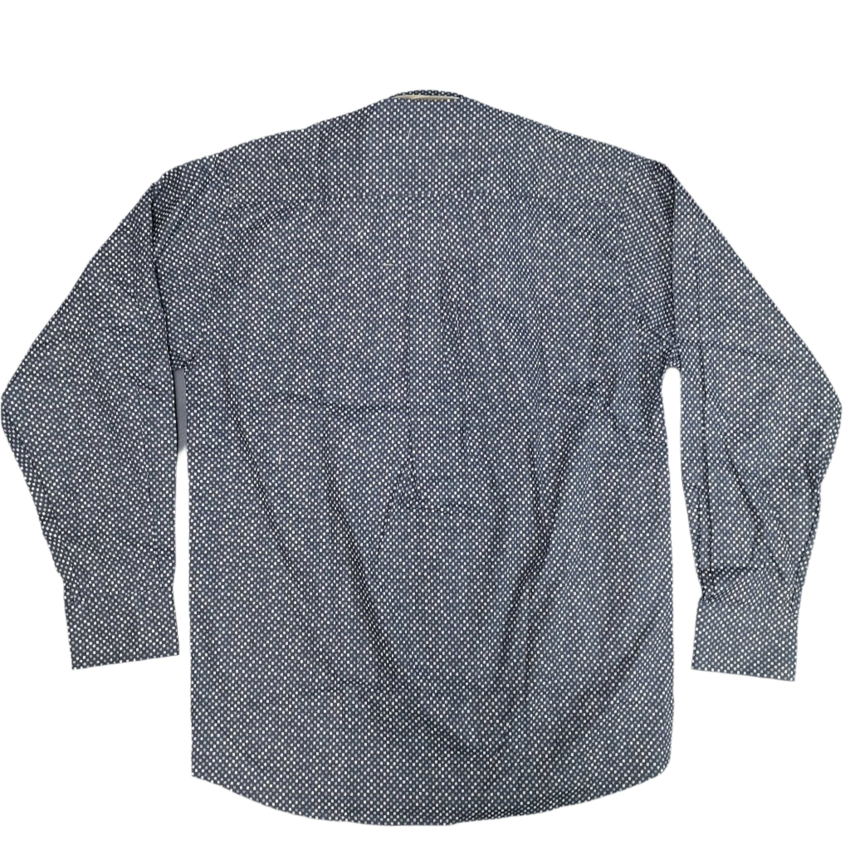 Aero LS Navy Block Shirt