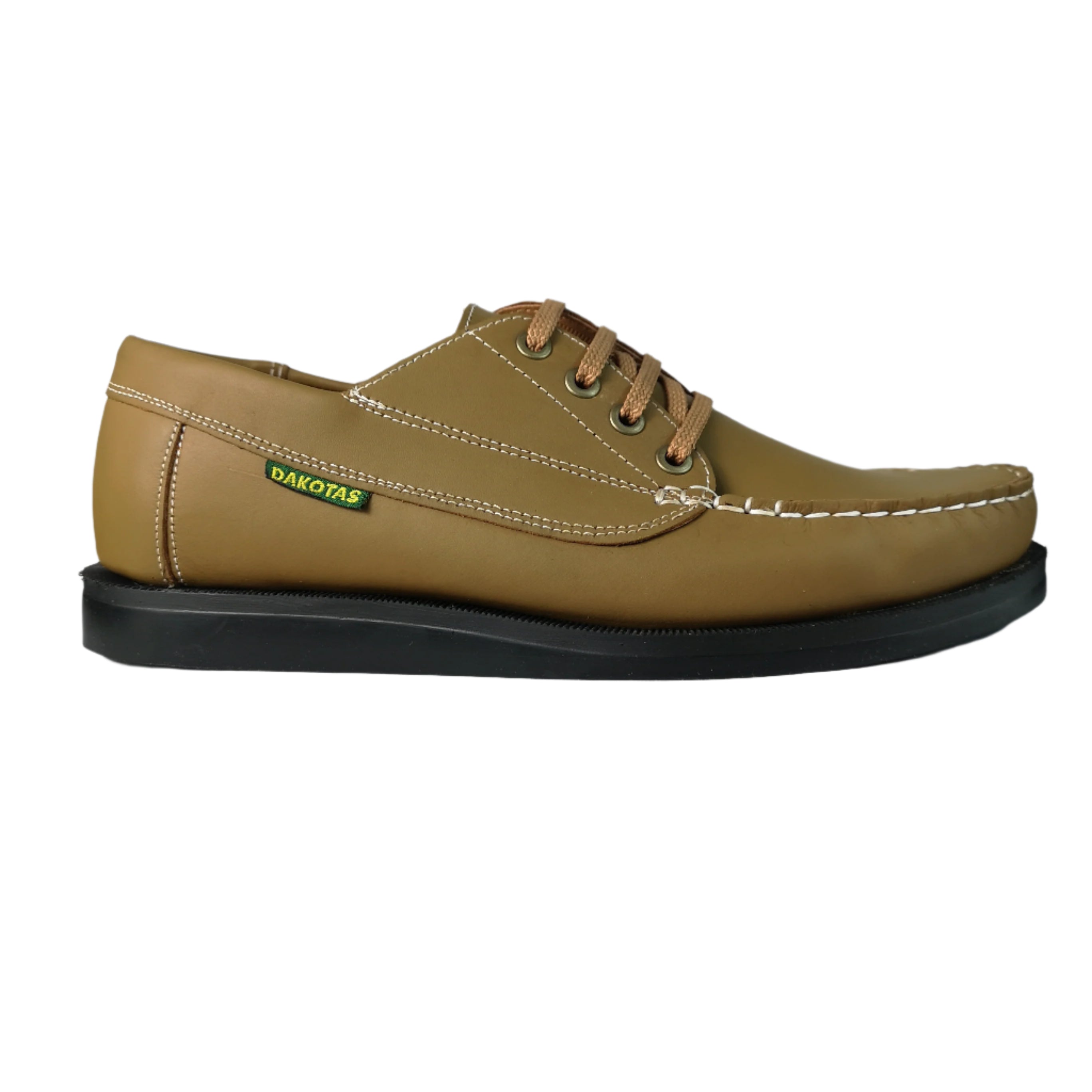 Dakota Carson Leather Dockside Boat Shoe Tan