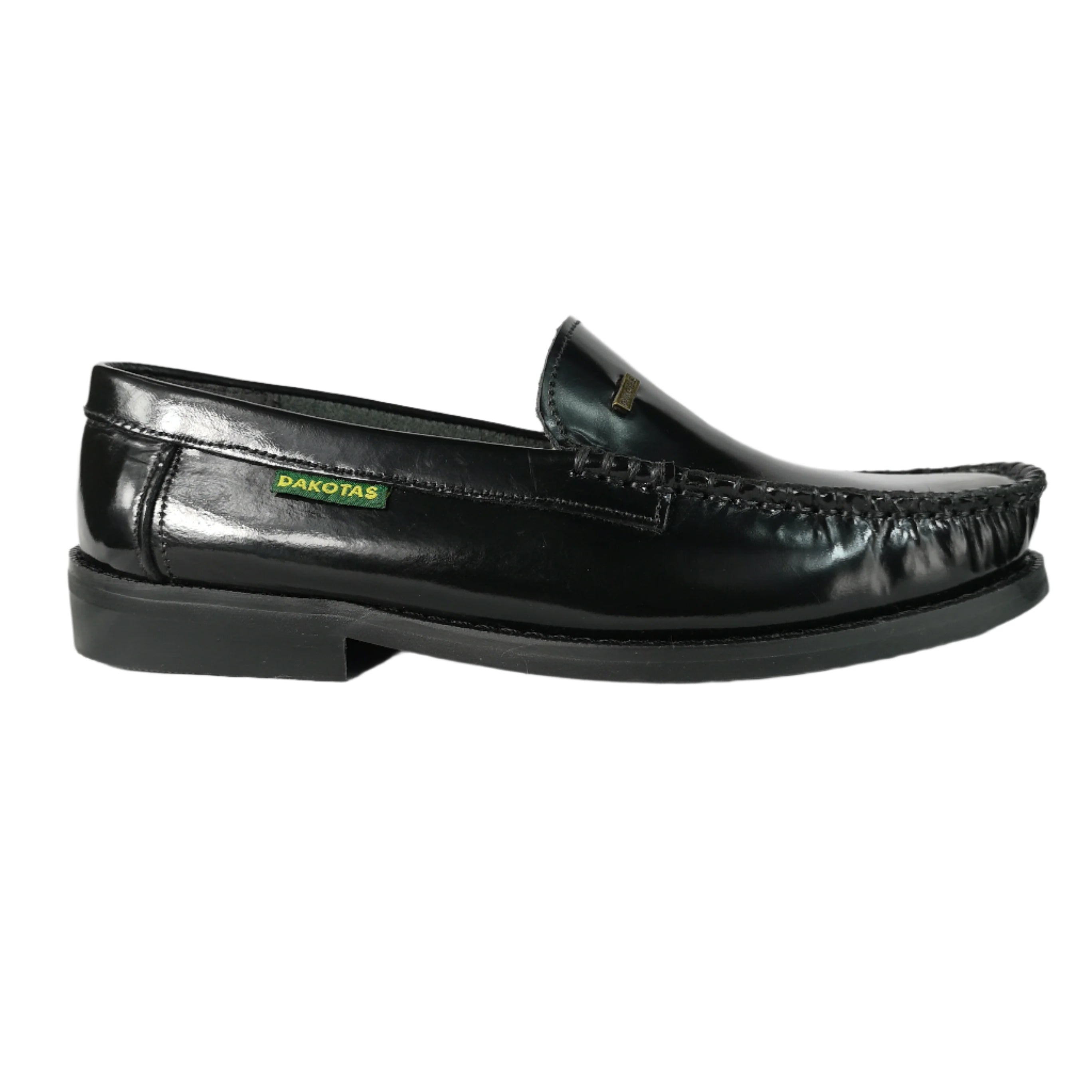 Dakota Leather  Moccasin Black