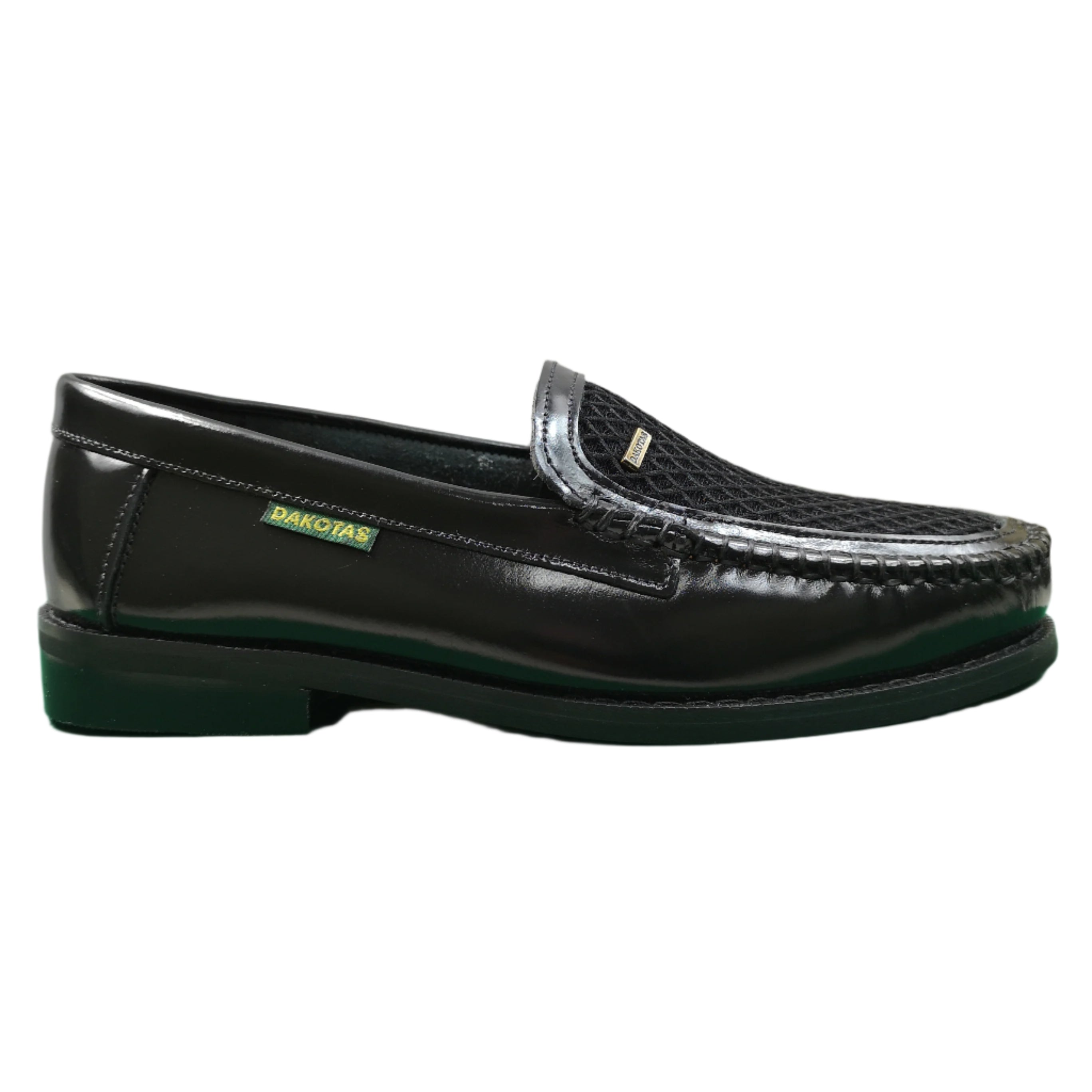Dakotas Vance Hi Shine Black Moccasin