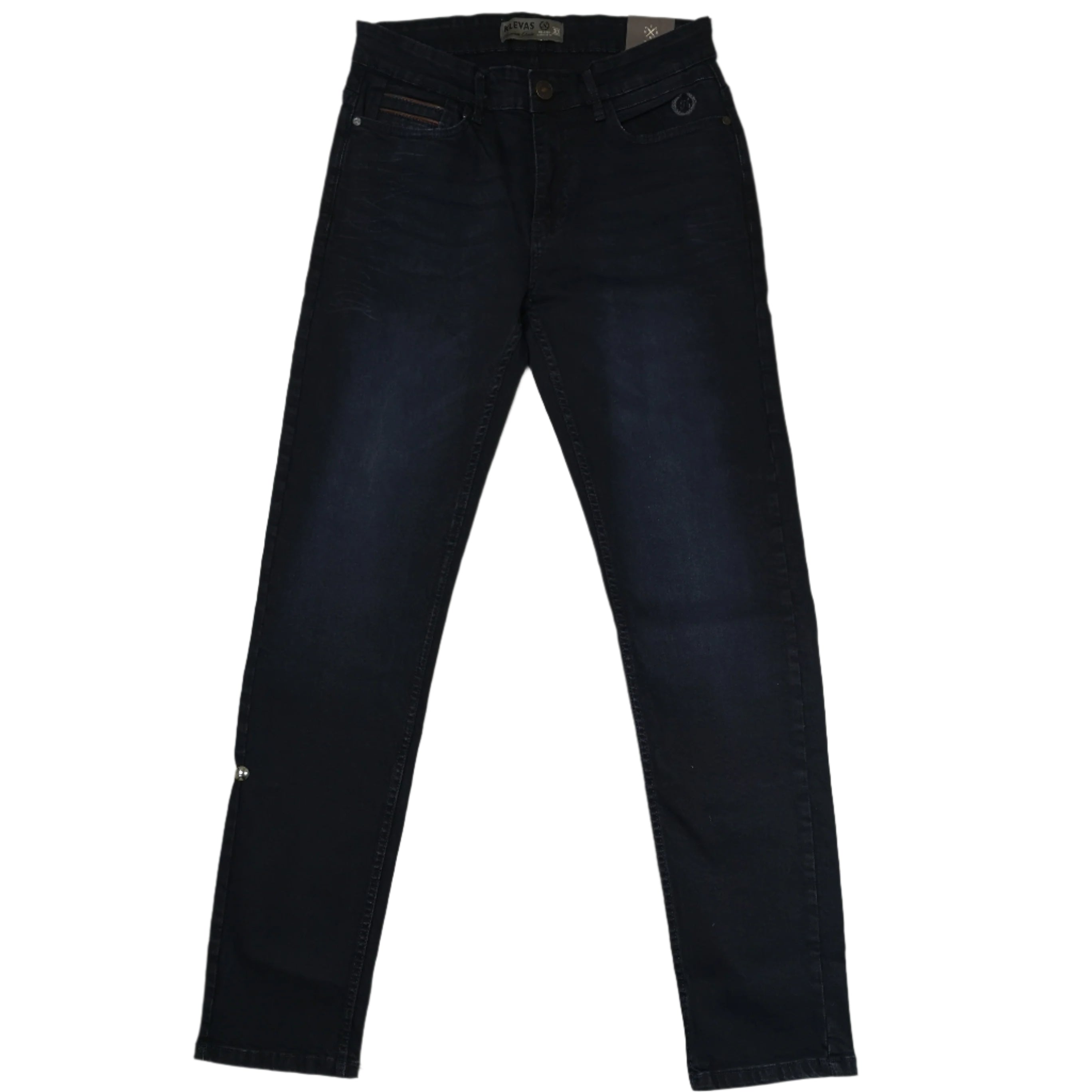 Klevas Dory Mens Blue Black Jeans