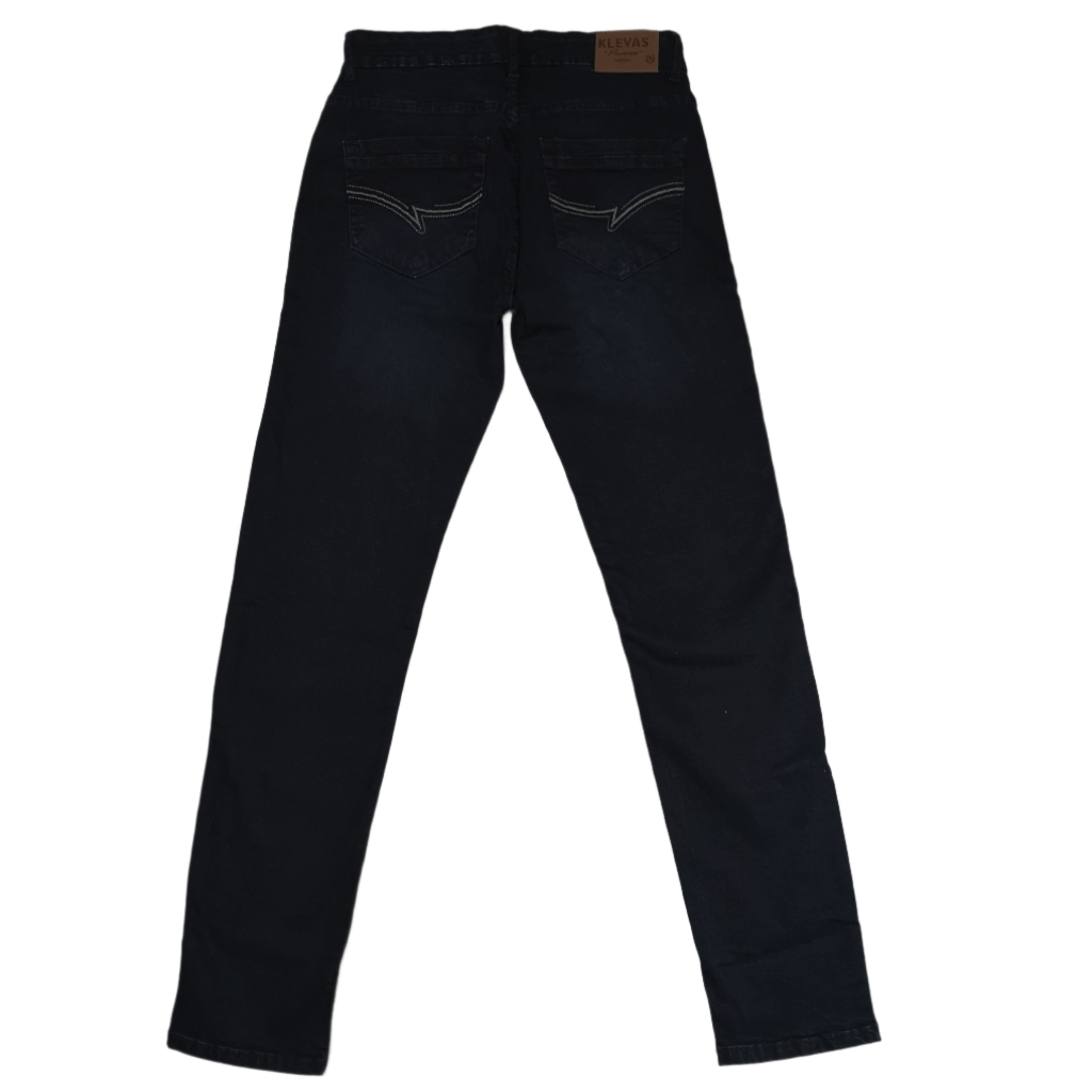 Klevas Dory Mens Blue Black Jeans