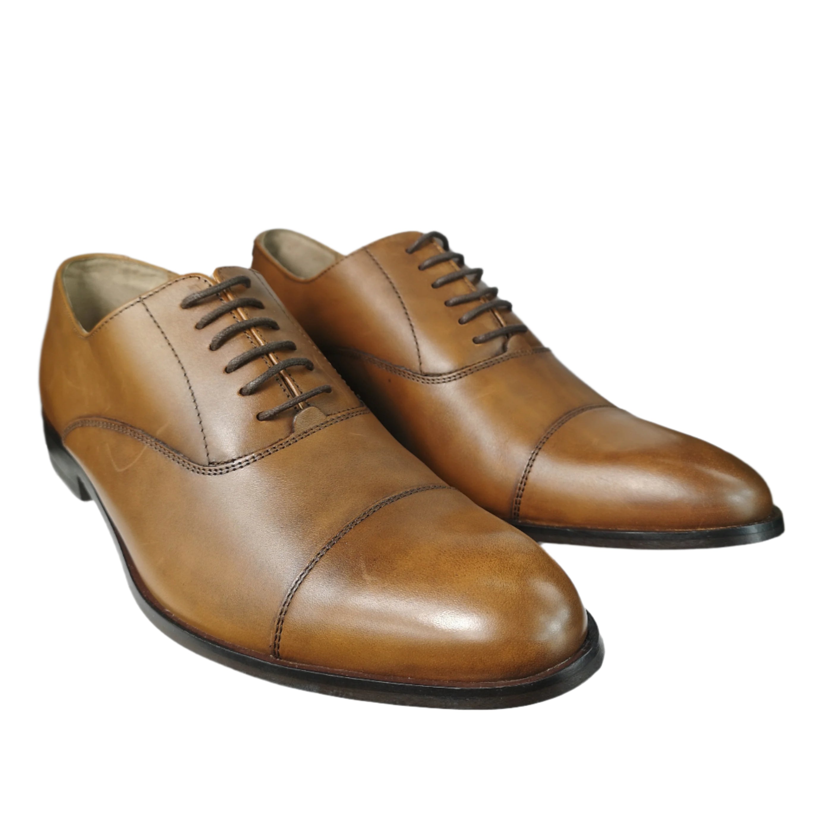 Hush Puppies Wakely Dark Tan Leather