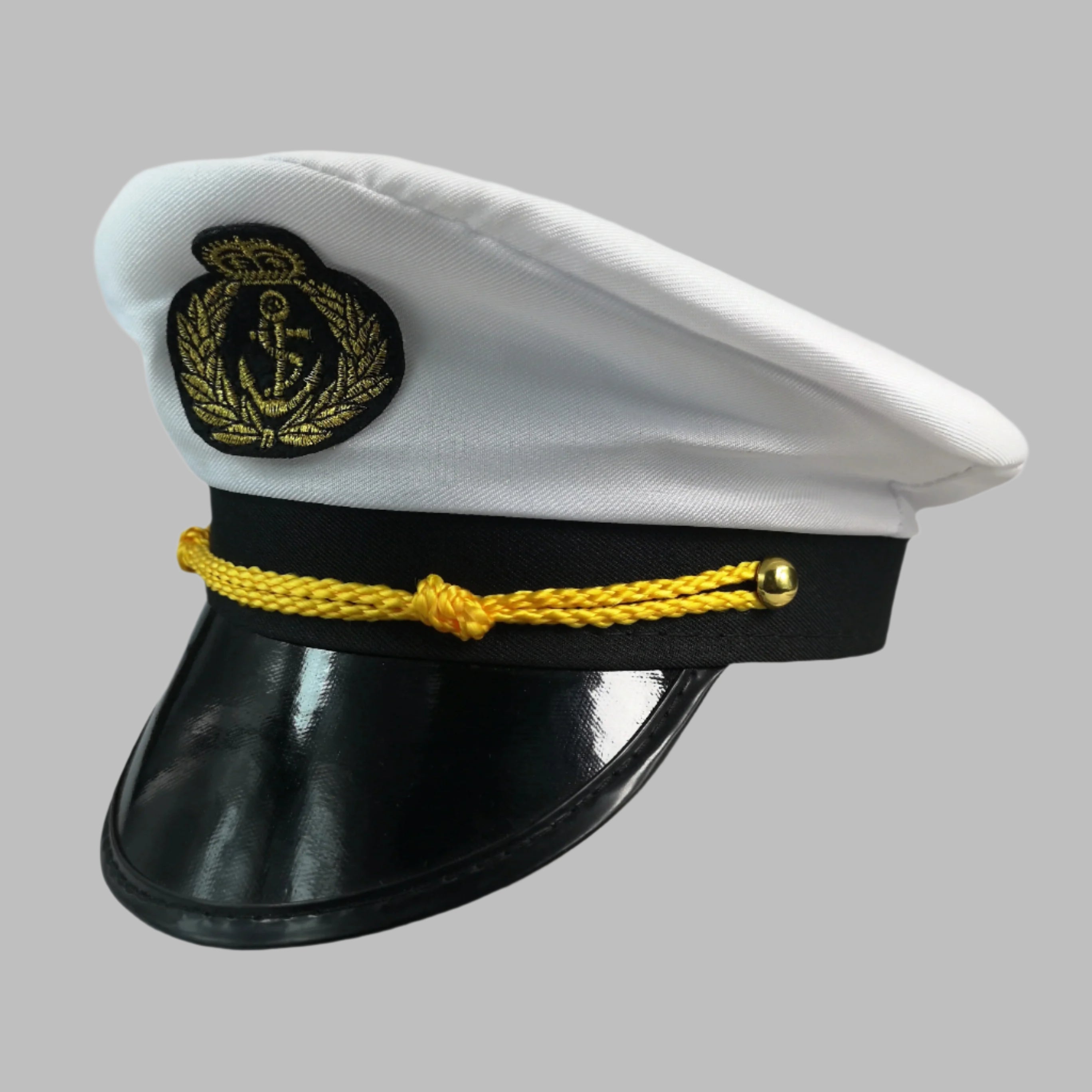Sailor White Black Captain Hats