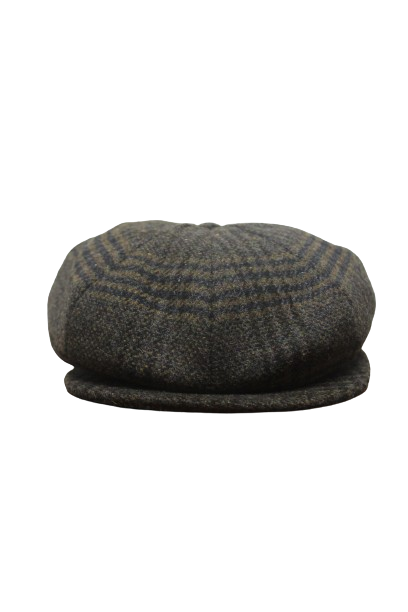 STATUS Brown Newsboy Cap