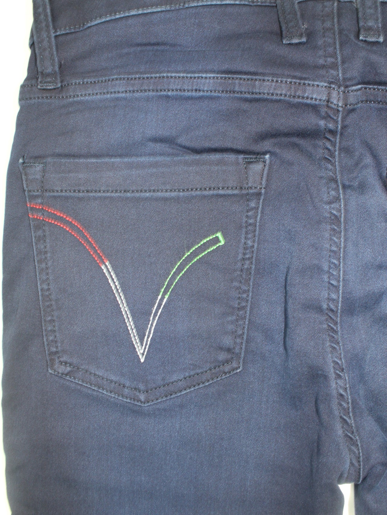 Vialli Bearie Navy Flex Ultra Fit Jeans