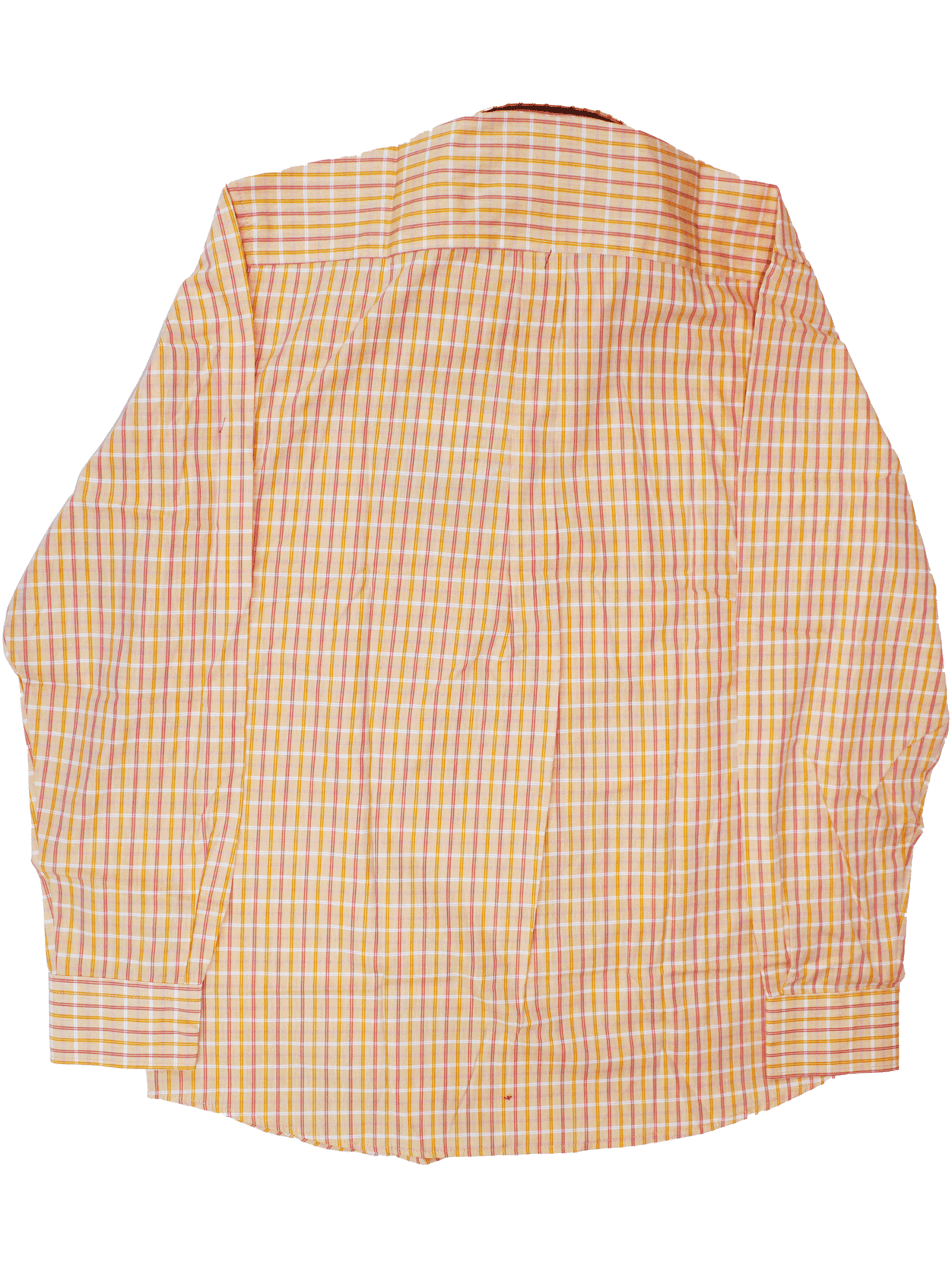 LORENZINI Orange Checkered L/S Shirt