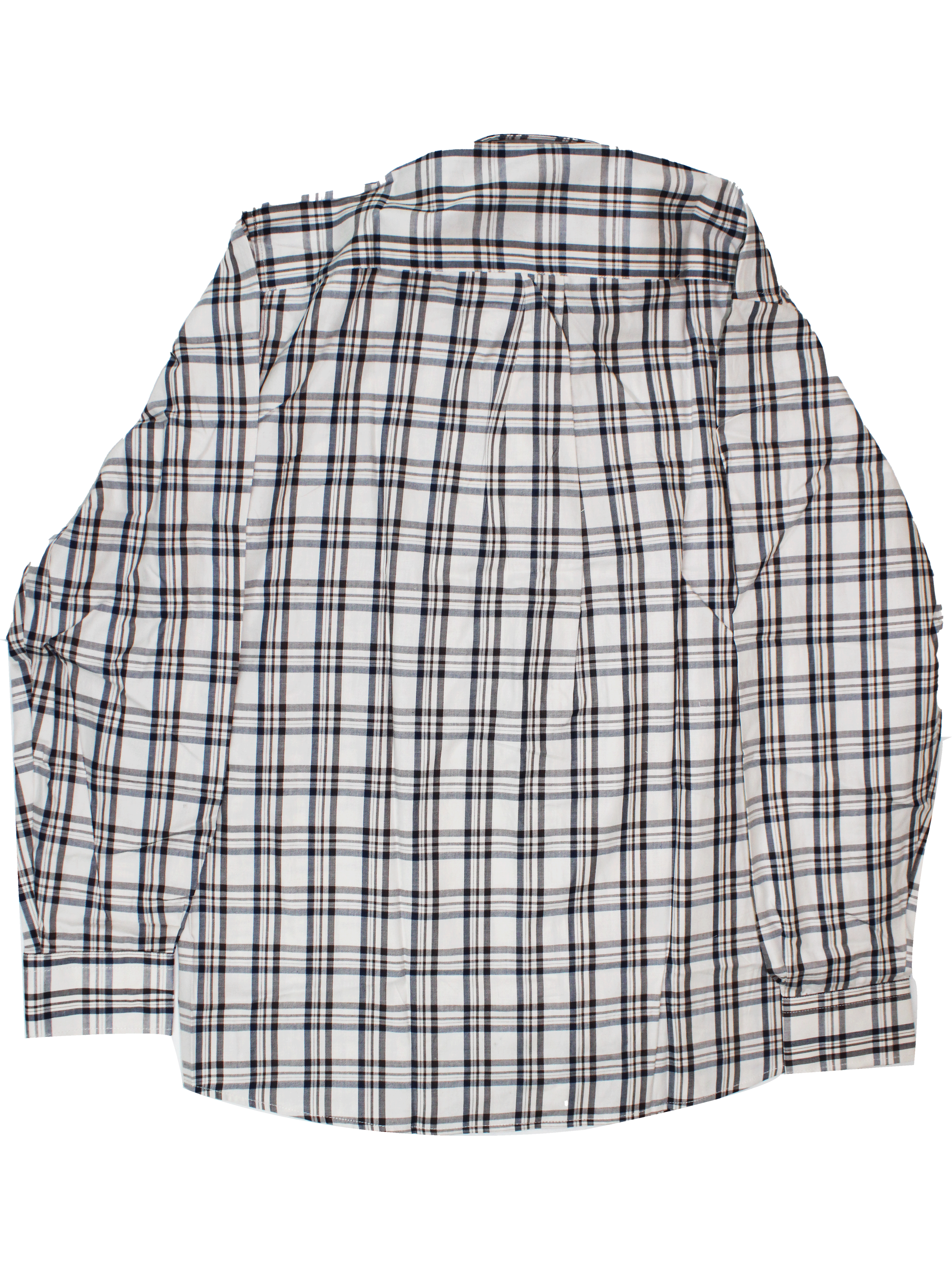 LORENZINI Cream Checkered L/S Shirt