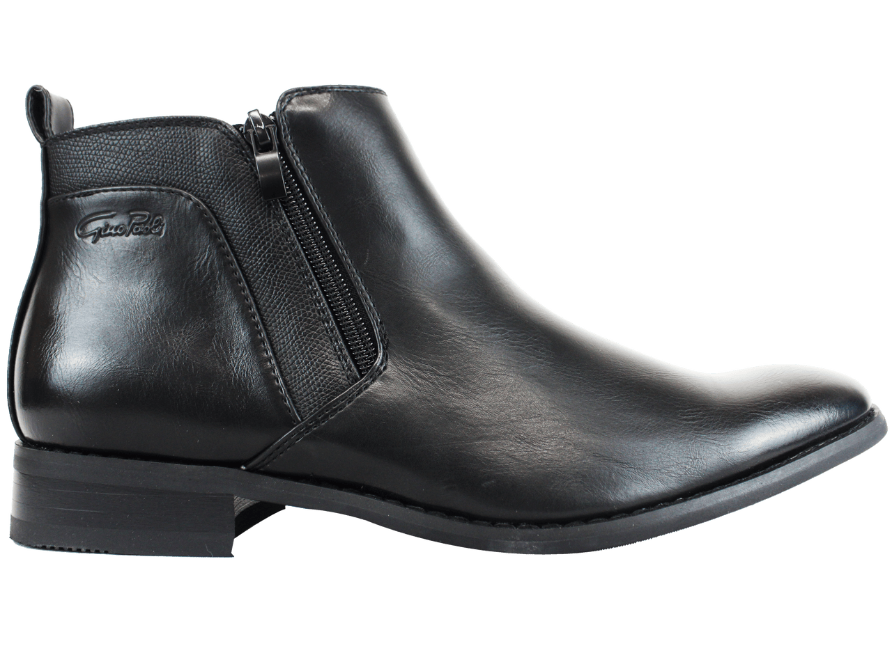 GINO PAOLI Black Mens  Zip Boot