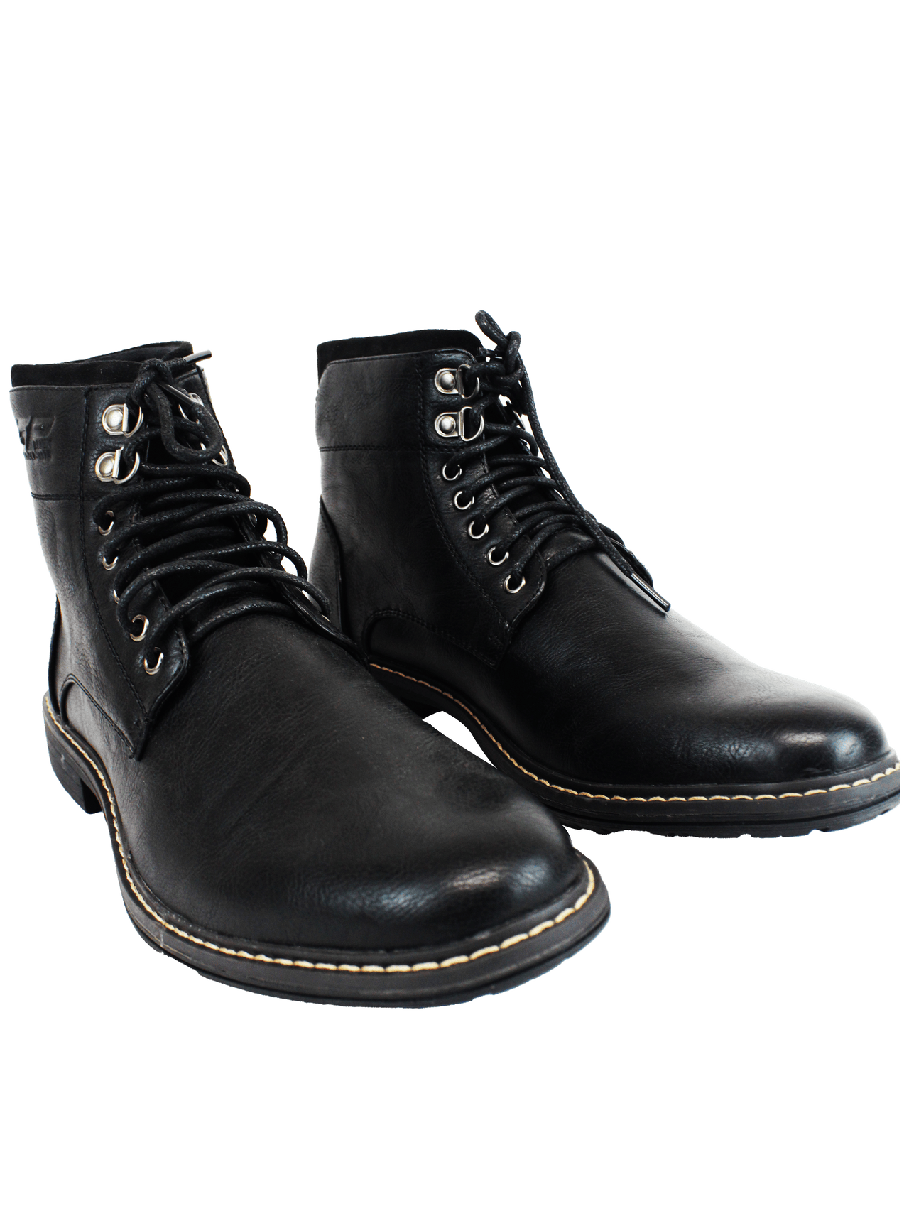 GINO PAOLI Black Lace Up Boot