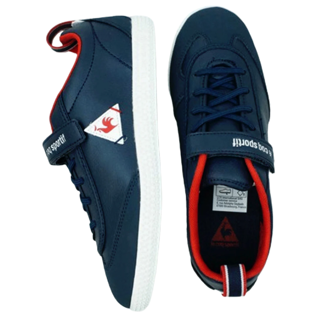 Lecoq Sportif Kids Provencale Blue Red Sneaker