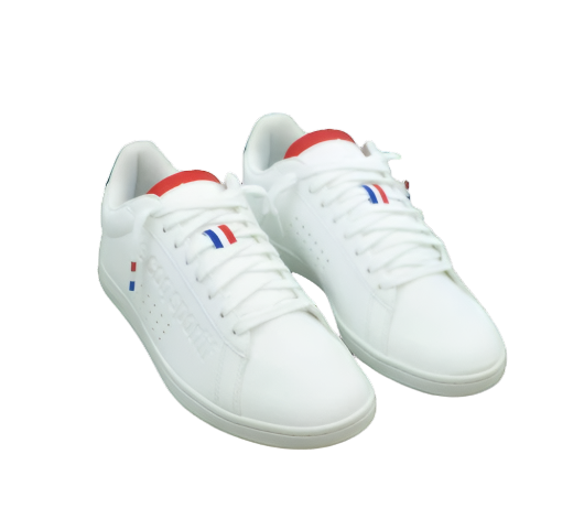 Lecoq Sportif Courtset Optical White Sneaker