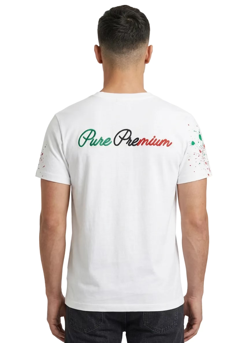 Pure Premium Carbo-T White Men's T-Shirt