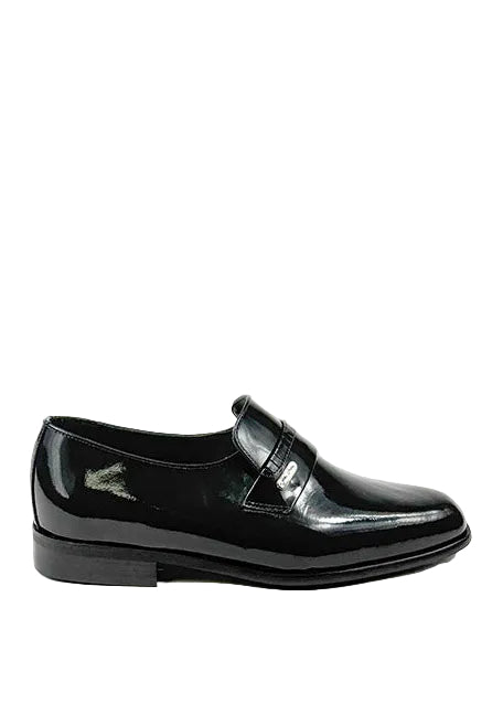 John Drake Leather Heritage Moccassin Black