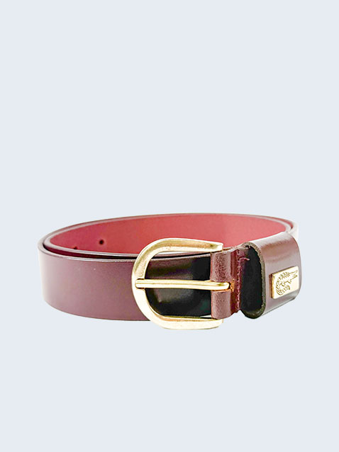 Kaytex Dark Brown Crocodile Emblem Belt