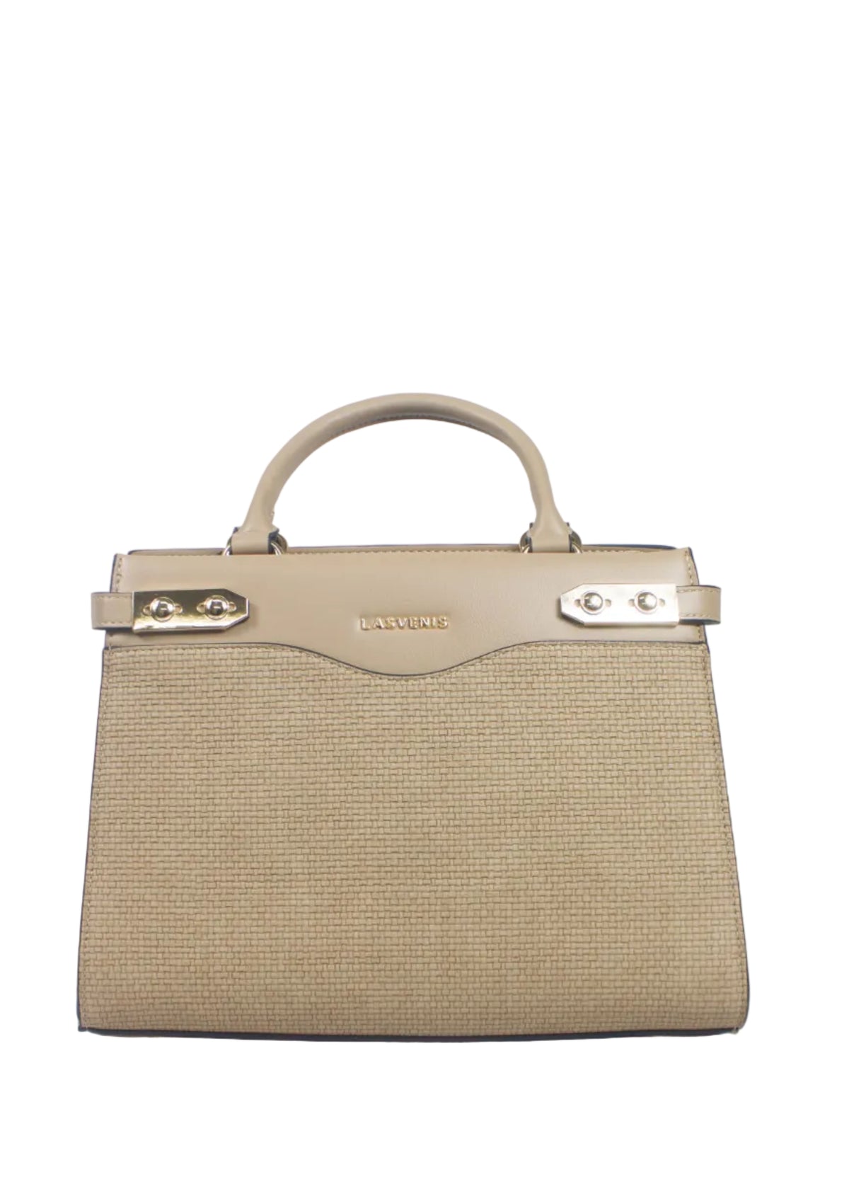 Lasvenis Ladies Handbag - Khaki - Grey