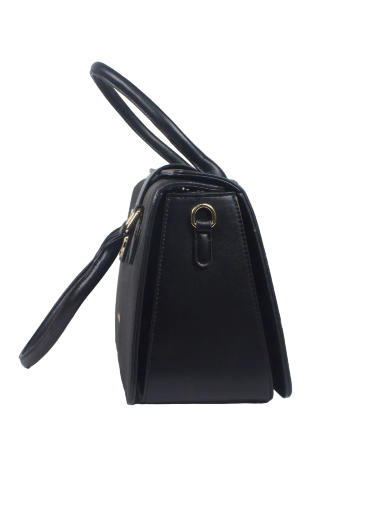 Lasvenis Ladies Handbag - Black - Coffee