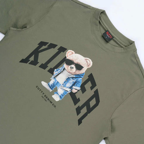 Cutty Baloo Teddy Mochino T-Shirt Olive