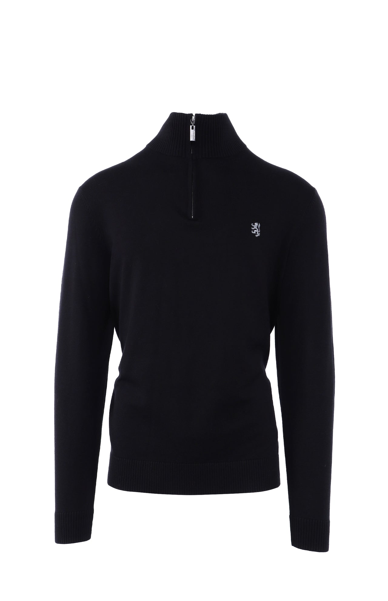 Pringle 1/4 Zip Black Sweater Knitwear