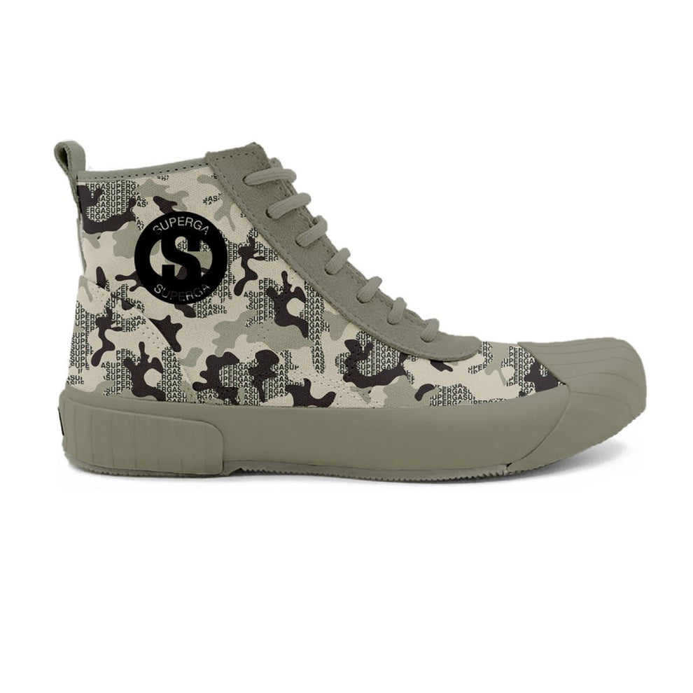 Superga Logo Agate Gray Camo Boot