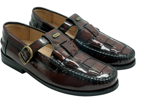 Dakota Oliver Hi Shine Strap Mocassin