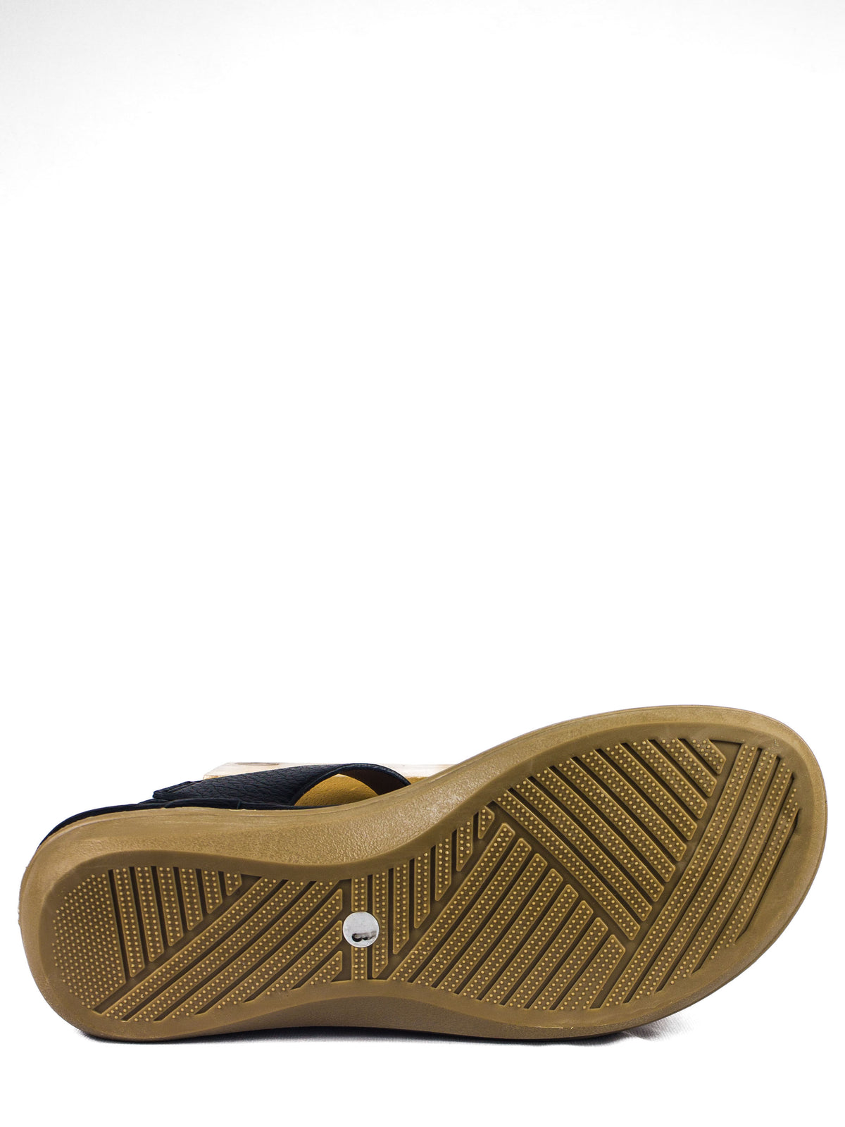 Ladies Foot Flex Platform Sandals Black