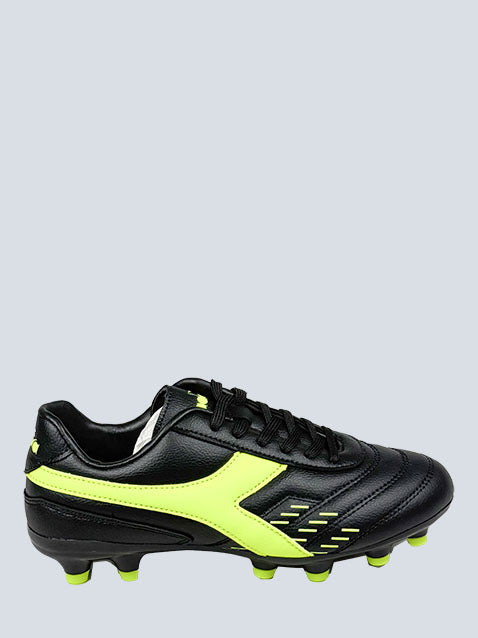 Diadora Black/Green Baleno Soccer Boots