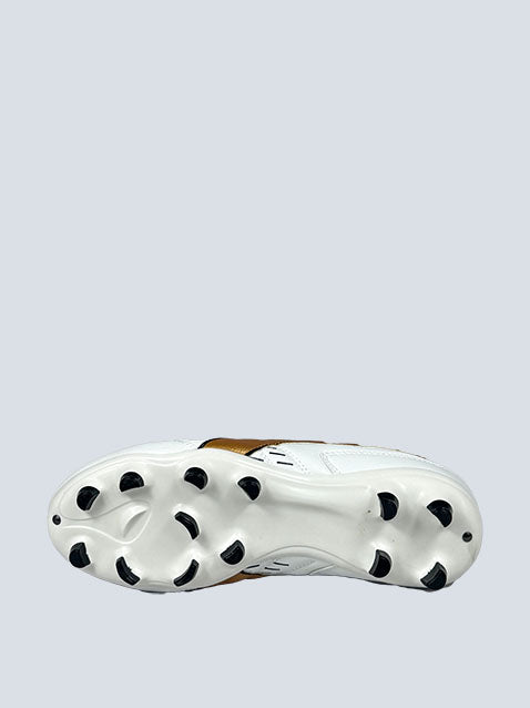 Diadora White/Gold Baleno Soccer Boot