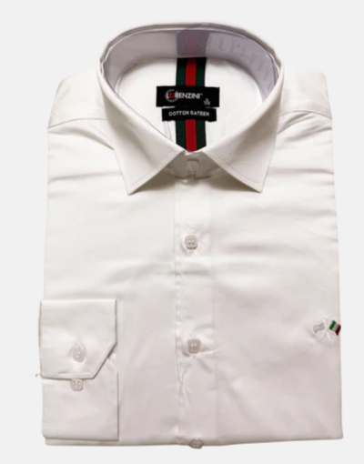 Lorenzini LS White Shirt