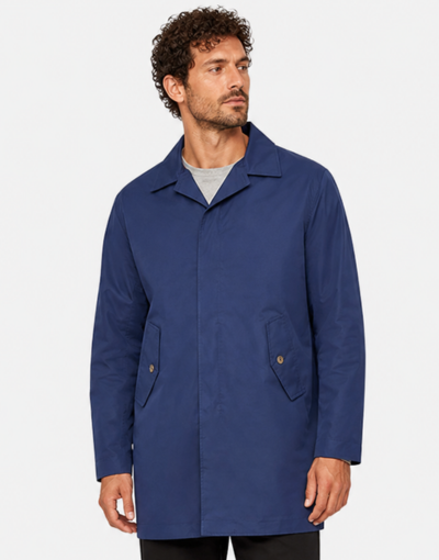LONDON FOG Andes Navy Long 3/4 Coat