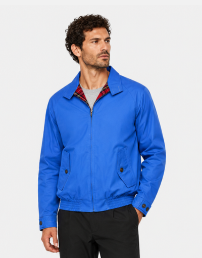 London Fog Sky Blue Harrington Jacket