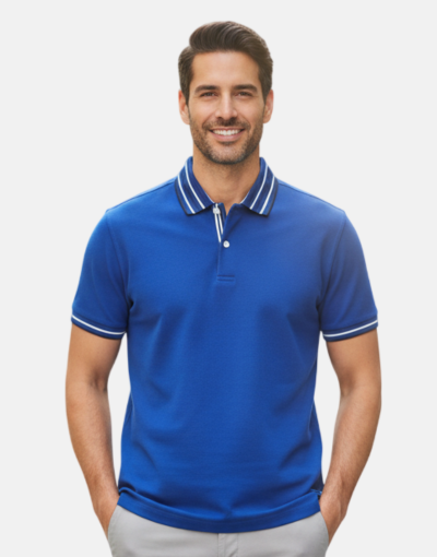 Rossini Italian Blue Double Mercerized Golfer