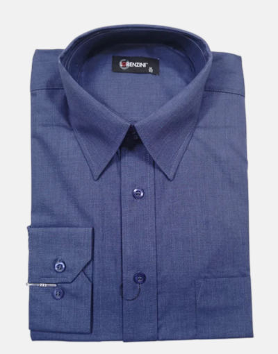 Lorenzini LS Dusty Navy Blue Shirt